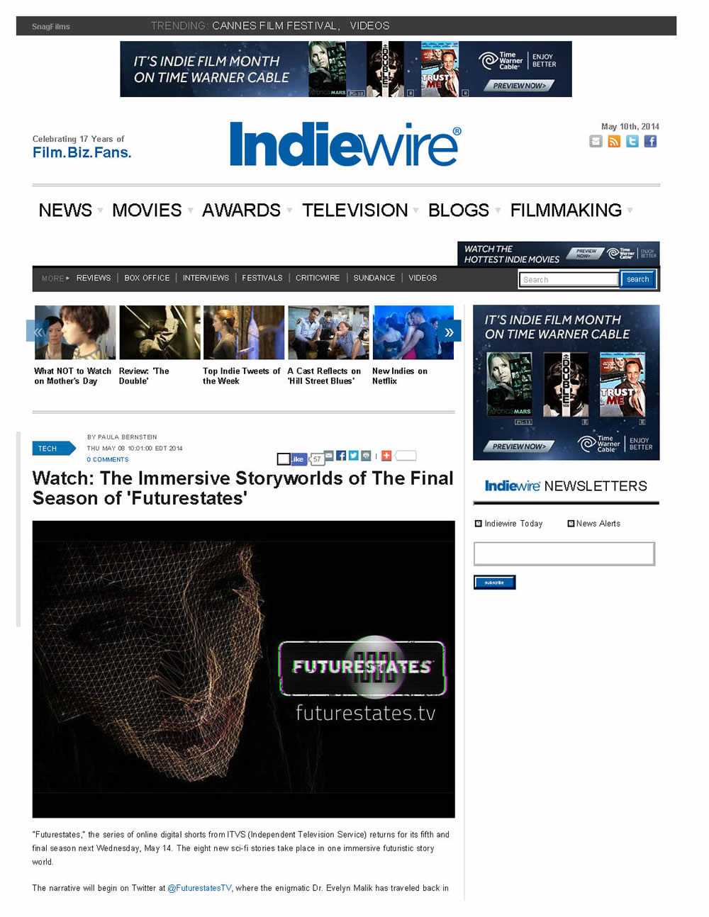 2014-05-08 Indiewire Future States